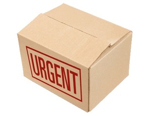 Urgent parcel Delivery box